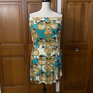 French Connection strapless dress size L